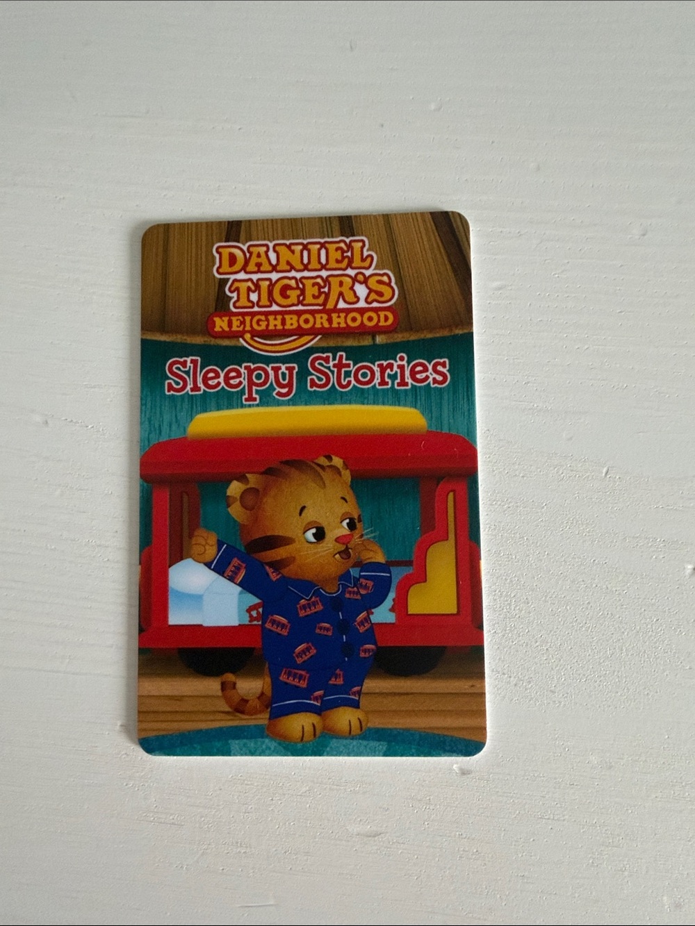 Daniel Tiger's Neighborhood Sleepy Stories Card - Blue, Red, Yellow